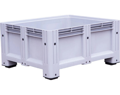 Пластиковый контейнер Big Box 1200x1000x580 мм сплошной на ножках 